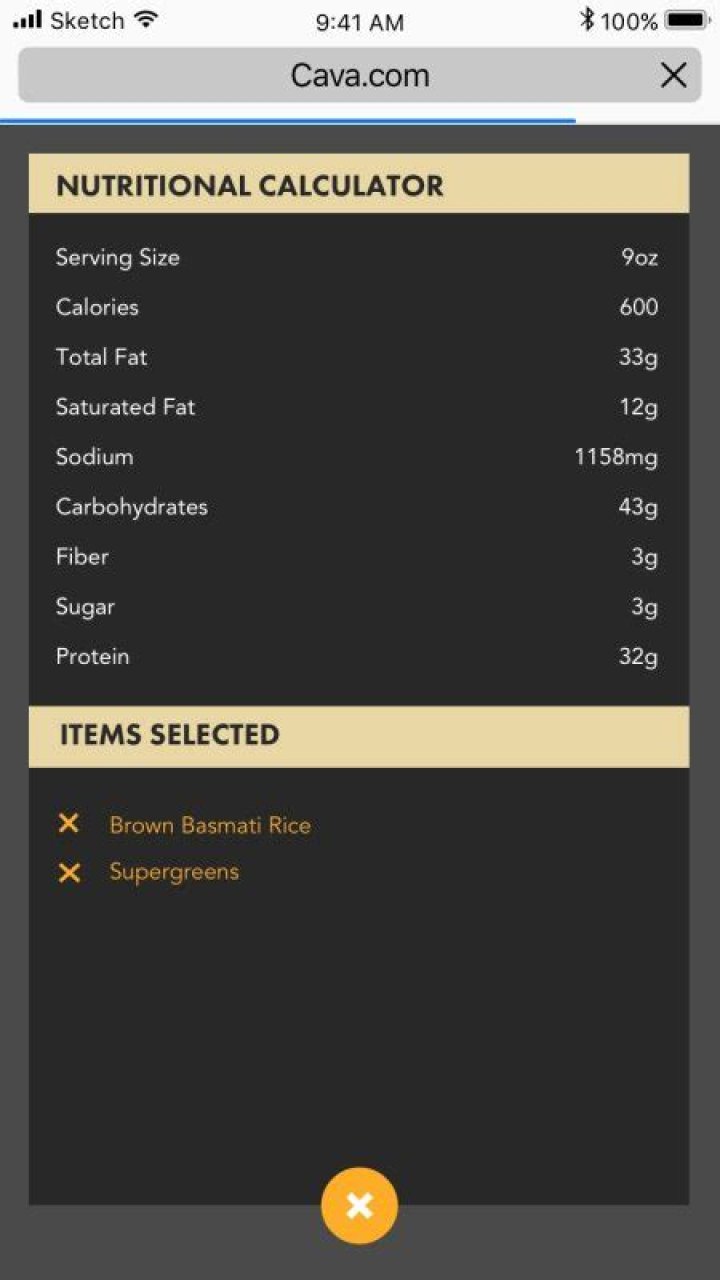 Cava Nutrition Calculator: Your Guide to Healthy Eating