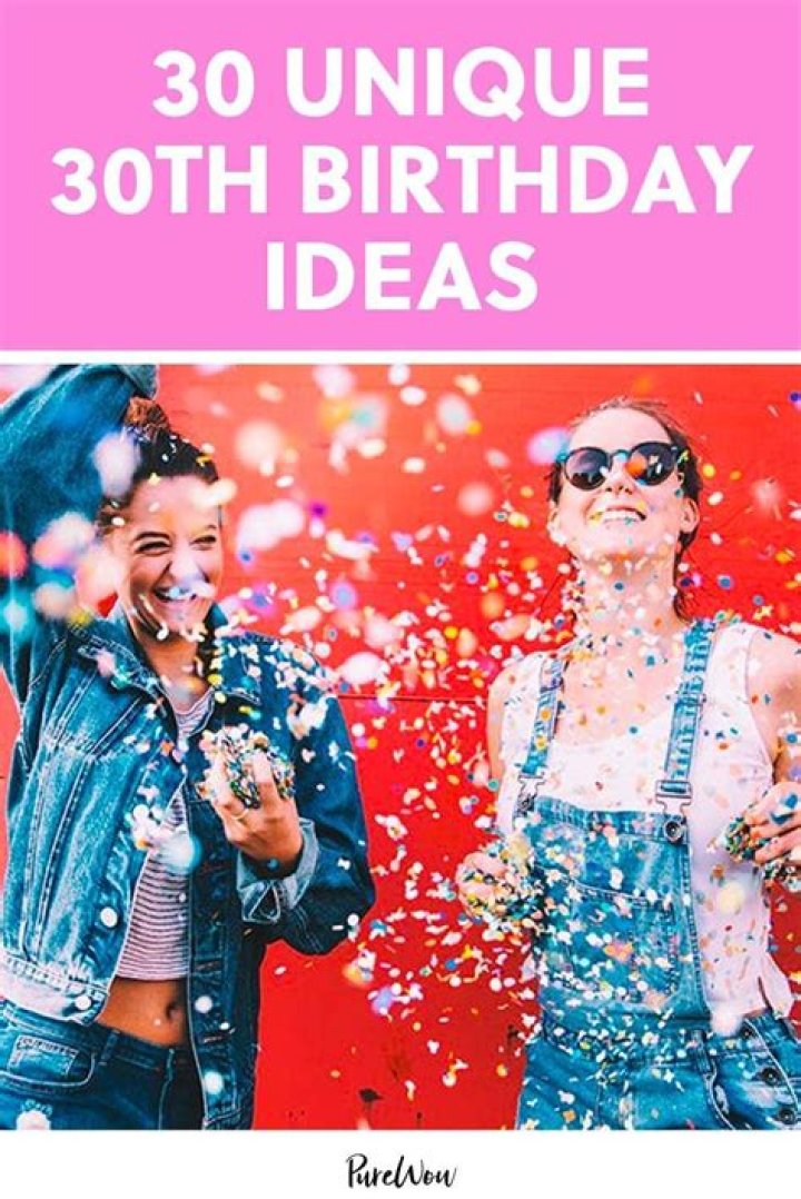 Creative Themes for Your 30th Birthday Celebration