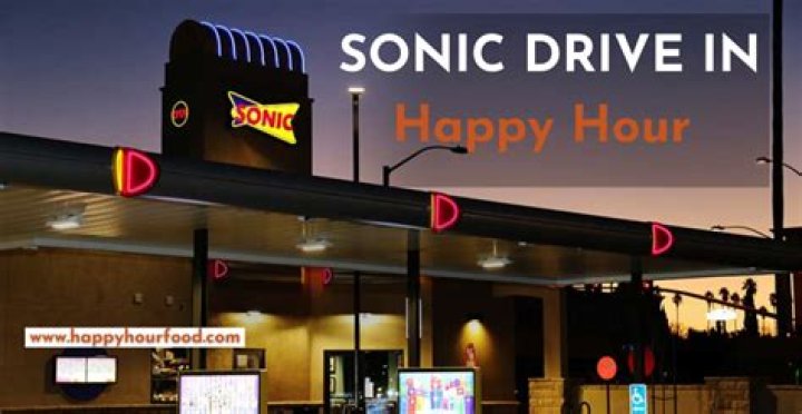 Discover the Joys of "Happy Hour Sonic Near Me": A Comprehensive Guide