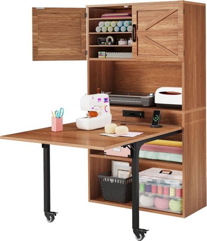 Discover the Versatility of a Craft Cabinet with Fold Out Table
