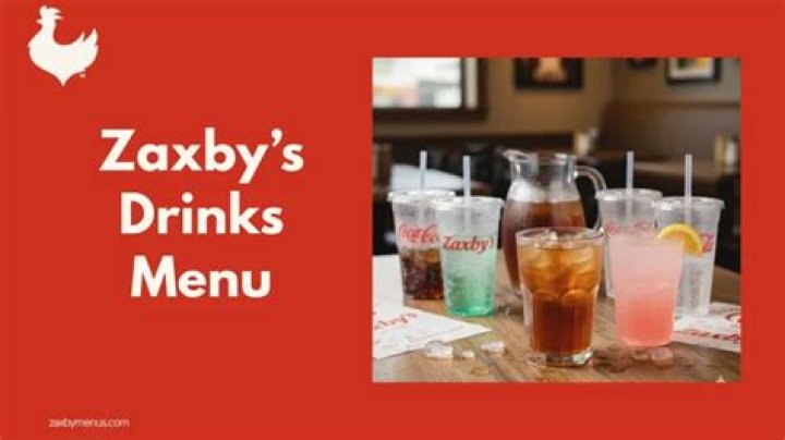 Quench Your Thirst with Zaxby's Delectable Drinks