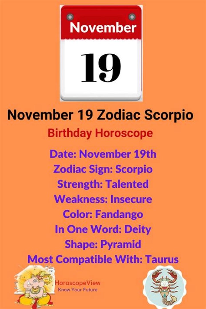 Zodiac Signs for November 19: Exploring the Traits and Characteristics